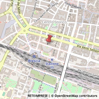 Mappa Via Solferino, 11, 25122 Brescia, Brescia (Lombardia)