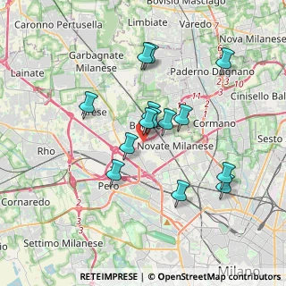 Mappa Via Risorgimento, 20016 Pero MI, Italia (3.15714)