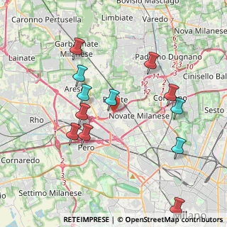 Mappa Via Risorgimento, 20016 Pero MI, Italia (3.6675)