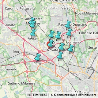 Mappa Via Risorgimento, 20016 Pero MI, Italia (3.05167)