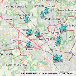 Mappa Via Risorgimento, 20016 Pero MI, Italia (4.50857)