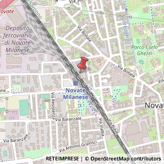 Mappa Via Luigi Cadorna, 11D, 20026 Novate Milanese, Milano (Lombardia)