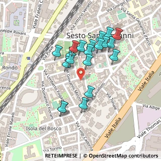 Mappa Via Eugenio Curiel, 20099 Sesto San Giovanni MI, Italia (0.203)