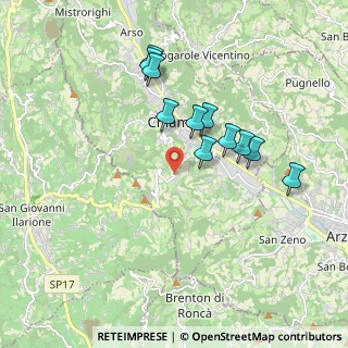 Mappa Via Gerola, 36072 Chiampo VI, Italia (1.66091)