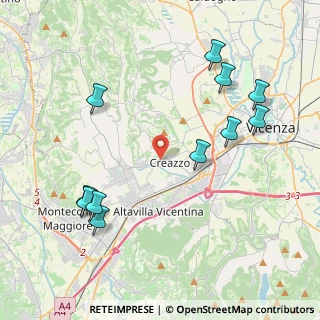 Mappa Via San Marco, 36016 Creazzo VI (4.70091)