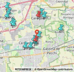 Mappa Via Carlo Goldoni, 20063 Cernusco sul Naviglio MI, Italia (2.17375)