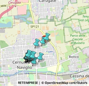 Mappa Via Carlo Goldoni, 20063 Cernusco sul Naviglio MI, Italia (0.985)