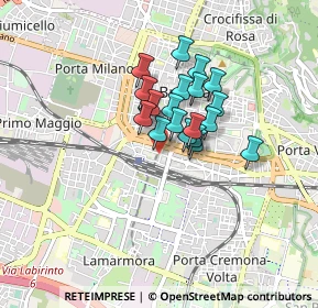 Mappa Via Gerolamo Romanino, 25122 Brescia BS, Italia (0.5465)