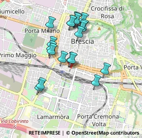 Mappa Via Gerolamo Romanino, 25122 Brescia BS, Italia (0.8465)