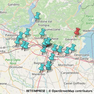Mappa Via Romanino Gerolamo, 25122 Brescia BS, Italia (13.6525)