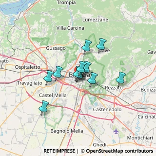 Mappa Via Romanino Gerolamo, 25122 Brescia BS, Italia (4.44333)