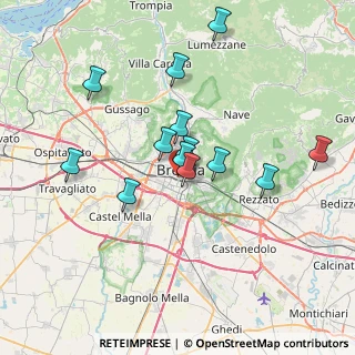 Mappa Via Romanino Gerolamo, 25122 Brescia BS, Italia (6.35538)