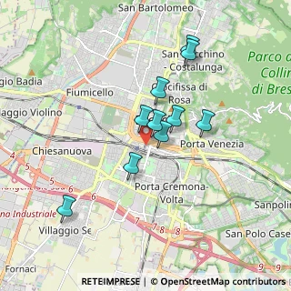 Mappa Via Romanino Gerolamo, 25122 Brescia BS, Italia (1.38818)