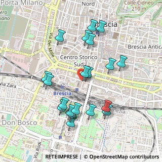 Mappa Via Romanino Gerolamo, 25122 Brescia BS, Italia (0.4845)