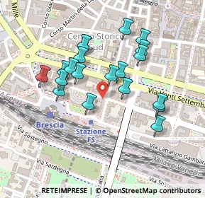 Mappa Via Gerolamo Romanino, 25122 Brescia BS, Italia (0.207)