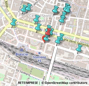 Mappa Via Gerolamo Romanino, 25122 Brescia BS, Italia (0.2575)
