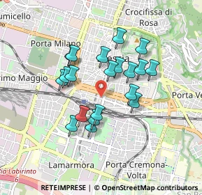 Mappa Via A. Saffi, 25122 Brescia BS, Italia (0.7255)