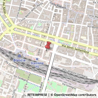 Mappa Via Solferino, 12, 25122 Brescia, Brescia (Lombardia)