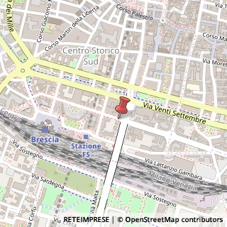 Mappa Via Aurelio Saffi, 6, 25122 Brescia, Brescia (Lombardia)