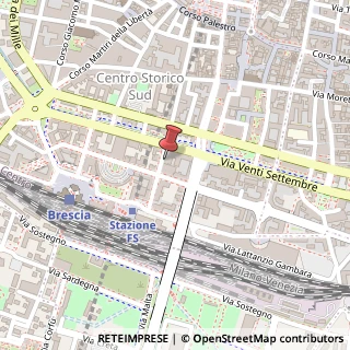 Mappa Via Romanino Gerolamo, 1, 25122 Brescia, Brescia (Lombardia)