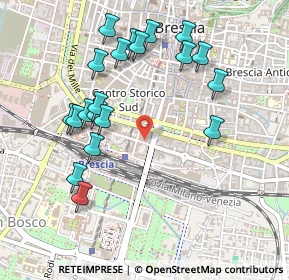 Mappa Via A. Saffi, 25122 Brescia BS, Italia (0.5105)