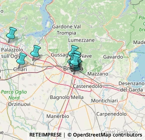 Mappa Via Aurelio Saffi, 25122 Brescia BS, Italia (7.33727)