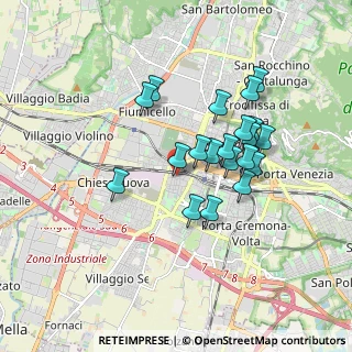 Mappa Via Zara, 25125 Brescia BS, Italia (1.51)