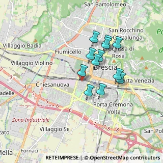 Mappa Via Zara, 25125 Brescia BS, Italia (1.4375)