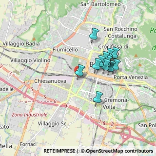 Mappa Via Zara, 25125 Brescia BS, Italia (1.495)