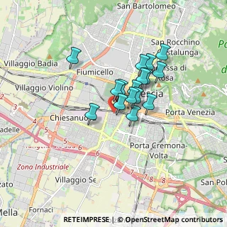 Mappa Via Zara, 25125 Brescia BS, Italia (1.19)
