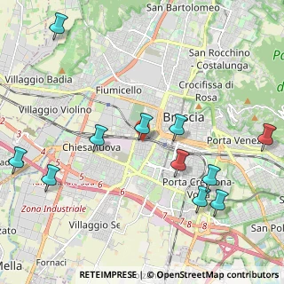Mappa Via Zara, 25125 Brescia BS, Italia (2.48545)