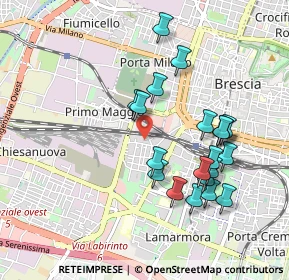 Mappa Via Zara, 25125 Brescia BS, Italia (0.9105)