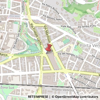 Mappa Piazzale Canton Mombello, 5, 25121 Brescia, Brescia (Lombardia)