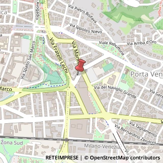Mappa Via Nicostrato Castellini, 18, 25123 Brescia, Brescia (Lombardia)