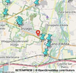 Mappa Via Giuseppe di Vittorio, 20065 Inzago MI, Italia (2.61182)