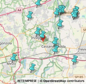 Mappa Via Giuseppe di Vittorio, 20065 Inzago MI, Italia (5.14789)