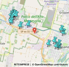 Mappa Via Giuseppe di Vittorio, 20065 Inzago MI, Italia (1.3905)