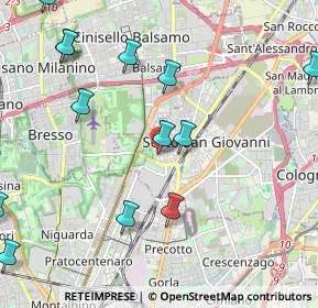 Mappa Via Cardinal Ferrari, 20099 Sesto San Giovanni MI, Italia (2.64462)