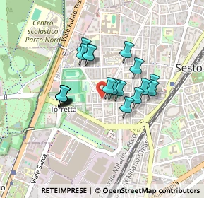 Mappa Via Cardinal Ferrari, 20099 Sesto San Giovanni MI, Italia (0.3375)