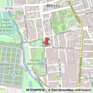 Mappa Via Ludovico Ariosto,  32, 20091 Bresso, Milano (Lombardia)