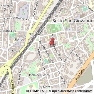 Mappa Via Modena, 35, 20099 Sesto San Giovanni, Milano (Lombardia)