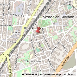 Mappa Via Benedetto Croce, 17, 20099 Sesto San Giovanni, Milano (Lombardia)