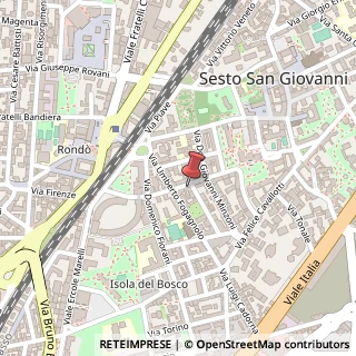 Mappa Via Modena, 30, 20099 Sesto San Giovanni, Milano (Lombardia)