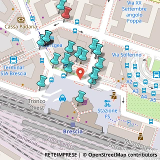 Mappa Stazione di brescia Aeroporto Montichiari, 25124 Brescia BS, Italia (0.0375)