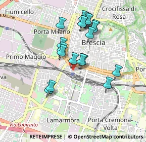 Mappa Viale della Stazione, 25122 Brescia BS, Italia (0.8385)