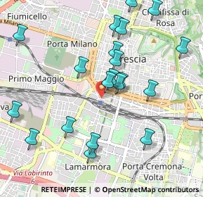 Mappa Viale della Stazione, 25122 Brescia BS, Italia (1.054)