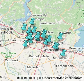 Mappa Viale della Stazione, 25122 Brescia BS, Italia (9.50444)