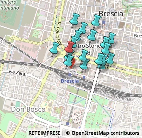 Mappa Viale della Stazione, 25122 Brescia BS, Italia (0.356)