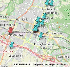 Mappa Viale della Stazione, 25122 Brescia BS, Italia (1.51286)
