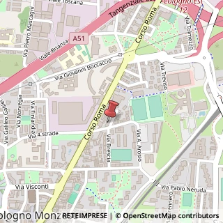 Mappa Via Fratelli Perego, 7, 20093 Cologno Monzese, Milano (Lombardia)